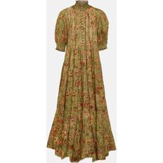 Zimmermann Gröna Klänningar Zimmermann Junie floral cotton maxi dress green