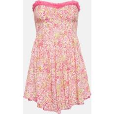 Poupette St Barth Claire Floral Strapless Minidress - Multicoloured
