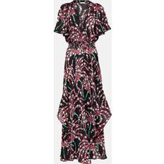 Mabelle Printed Maxi Dress - Black