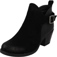 Down To Earth Black, 7 Ladies Down To Earth Ankle Boots