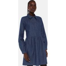 Denim Dresses Whistles Women's Winnie Chambray Denim Dress Dark Denim