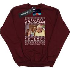 Friends Fair Isle Couch Sweatshirt Burgundy