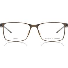 Men's Spectacle Frame P8346-55E Brown 55 mm