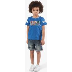 Marvel T-shirts Children's Clothing Angel & Rocket Angel & Rocket Kids' Marvel Hero T-Shirt, Blue