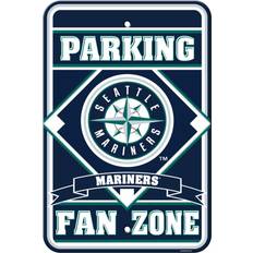 Fremont Die MLB Seattle Mariners Sign12x18 Plastic Fan Zone Park Team colors One