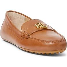 Gold - Women Loafers Lauren Ralph Lauren Barnsbury Deep Saddle Tan Women's Shoes Tan