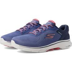 Orange Promenadskor Skechers GO Walk 7 - Cosmic Waves Navy/Coral