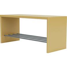 Yellow Shoe Racks Montana Furniture Banc Entrée Jaune MDF Laqué Shoe Rack