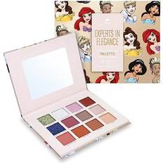 Pure Princess Eyeshadow Mixed Disney Pure Princess Twelve Shade Palette With Mirror, Self-Care Cosmetic Gift, Belle, Ariel, Tiana