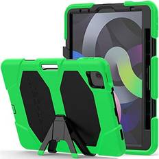 Beige Tablet Cases TechGear GREEN G-SHOCK Case for iPad Air Shockproof Survival Case