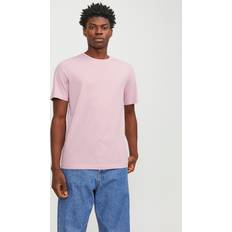 Jack & Jones Unisex T-shirts Jack & Jones Enfärgat Rundringning T-shirt Rosa