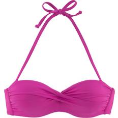 Stof - Vrouw Bikinitops s.Oliver Beachwear Bandeau Bikinitop - Roze