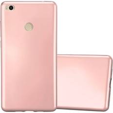 Oro Rosa Cover per cellulari Cadorabo TPU Matt Metallic Hülle Xiaomi Mi Max 2 Smartphone Hülle, Rosa