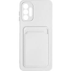 Avizar Coque pour Samsung A13 5G et A04s Souple Porte-carte Blanc