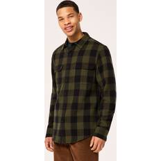 Oakley Shirts Oakley Men's Terraformic Ls Button Down Black,Green