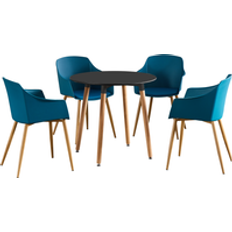 Turquoise Tables Life Interiors Eden Round Dining Set