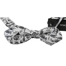 Belts Dolce & Gabbana White Instruments Adjustable Neck Papillon Men Bow Tie