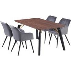 Life Interiors Camden Cosmo LUX Dining Set 5pcs