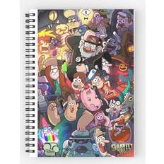 Famgem Spiral Notebook Gravity Falls Collage