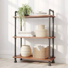 Shelves Barnyard Designs Real Pine 3-Tier Etagere Book Shelf