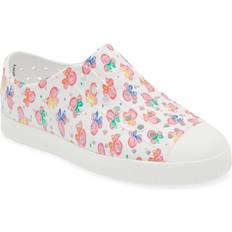 Children's Shoes Native Shoes x Disney Kids' Jefferson Print Slip-On Sneaker in Shell White/Minnie Paint