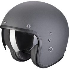 Scorpion Belfast Evo Solid Jet Helmet - Black/Grey