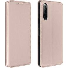 Accesorios para teléfonos móviles Avizar Funda Sony Xperia 10 2 Libro Billetera F. Soporte Oro Rosa