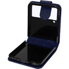 Accesorios para teléfonos móviles Avizar Funda Samsung Galaxy Z Flip 4 Solapa con Lengüeta magnética azul azul marino