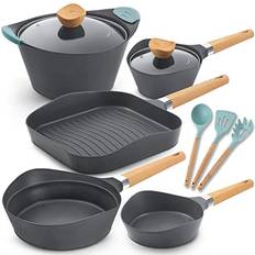 COOKLOVER PFOA Free Induction Pots Cookware Set