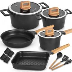 COOKLOVER Toxic PFOA Free Cookware Set with lid