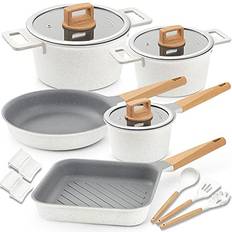 COOKLOVER PFOA Free Induction Pots Cookware Set