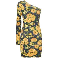 Balenciaga Kjoler Balenciaga Women Clothing Dress Flower Print Aw22 Yellow