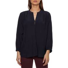 Tommy Hilfiger Bluser Tommy Hilfiger Viscose V-neck Blouse Long Sleeve