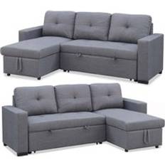 More4Homes Newport Fabric Corner Large 3 Sofa