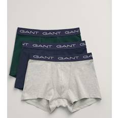 Gant Grey Men's Underwear Gant Herre 3-Pack trunk-underbukser Grå