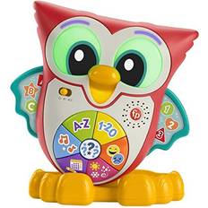 Linkimals Light-Up & Learn Owl, English Version, interactive musical learning toy with lights and motion for toddlers ages 18 months