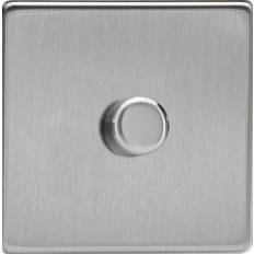 Varilight Varilight Brushed Steel Dimmer 1G 300W