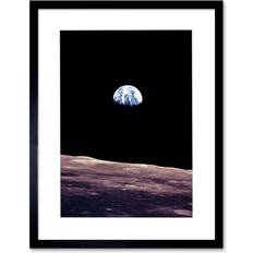 ARTERY8 Space Photo Planet Lunar Moon Framed Art