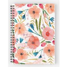 Office Supplies Famgem Spiral Notebook Floral Dance A5 120