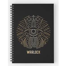 Office Supplies Famgem Spiral Notebook Warlock Gold A5 120
