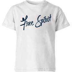 By IWOOT Hand Written Free Spirit Kids' T-Shirt White 11-12 Years White