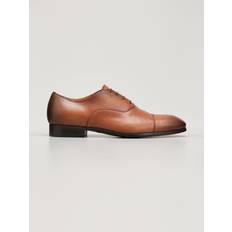 Santoni Homme Chaussures basses Santoni Men's Burnished Leather Cap-Toe Lace-Up Shoes