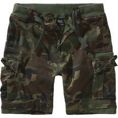 Multicolor Shorts Brandit Pantalón Cargo 'Packham' - Marrón Oscuro/Caqui/Verde Oscuro Negro