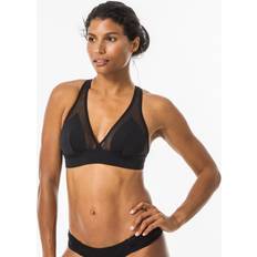 A Swimsuits Olaian Decathlon Swimsuit Top With Adjustable Back Isa Black