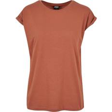 5XL - Femme T-shirts Urban Classics Ladies Extended Shoulder Tee - Terracotta