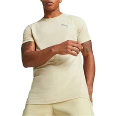 Dame - Microfiber T-shirts Puma Herren Shirt EVOSTRIPE Tee Braun