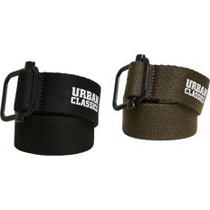 Unisex - Vita Skärp Urban Classics unisex bälte, Svart/oliv