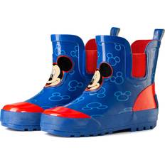 Children's Shoes ABG Accessories Disney Boys Mickey Mouse Mid Height Easy Slip-on Waterproof Rubber Boots -Size Toddler