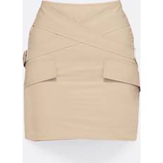 Han Kjøbenhavn Minijupe À Sangles Entrecroisées - Beige