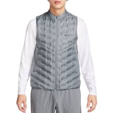 Nike Men's Therma-FIT ADV Repel Down Running Vest, Medium, Smoke Grey